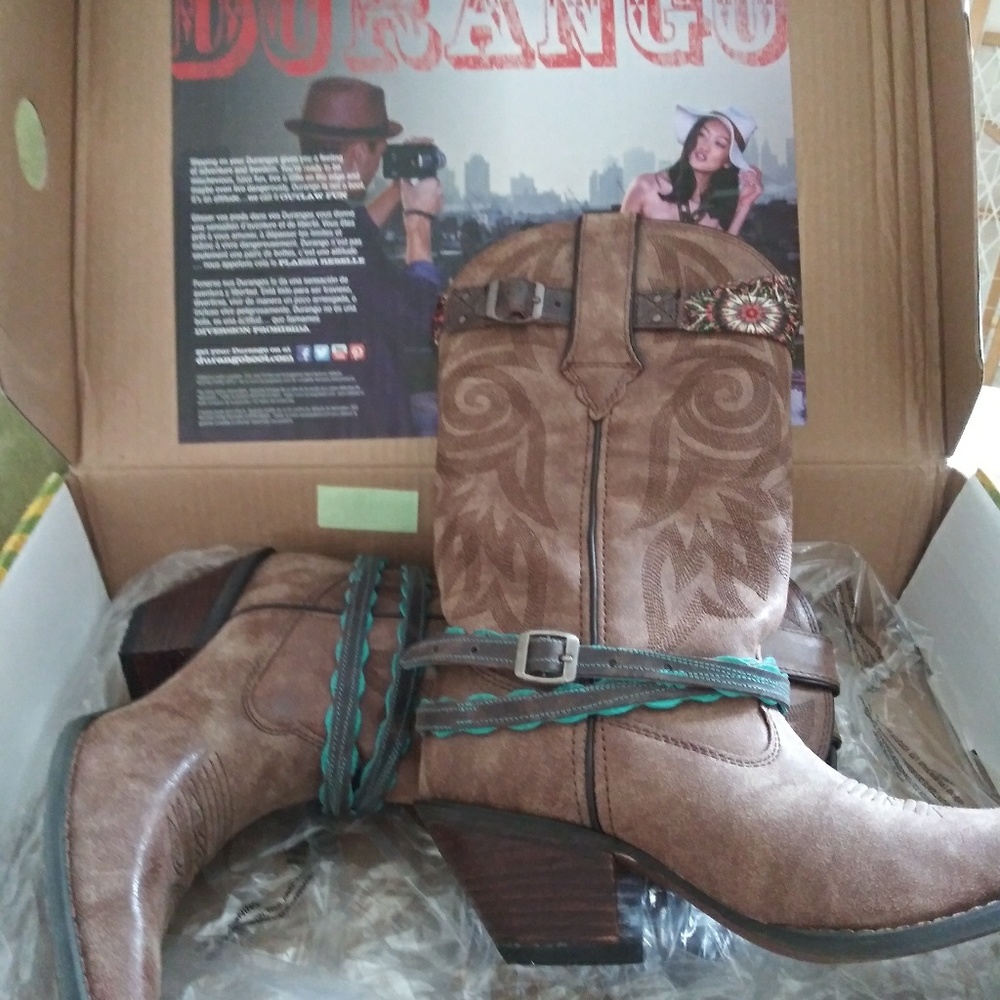 Durango genuine  leather cowgirl boots